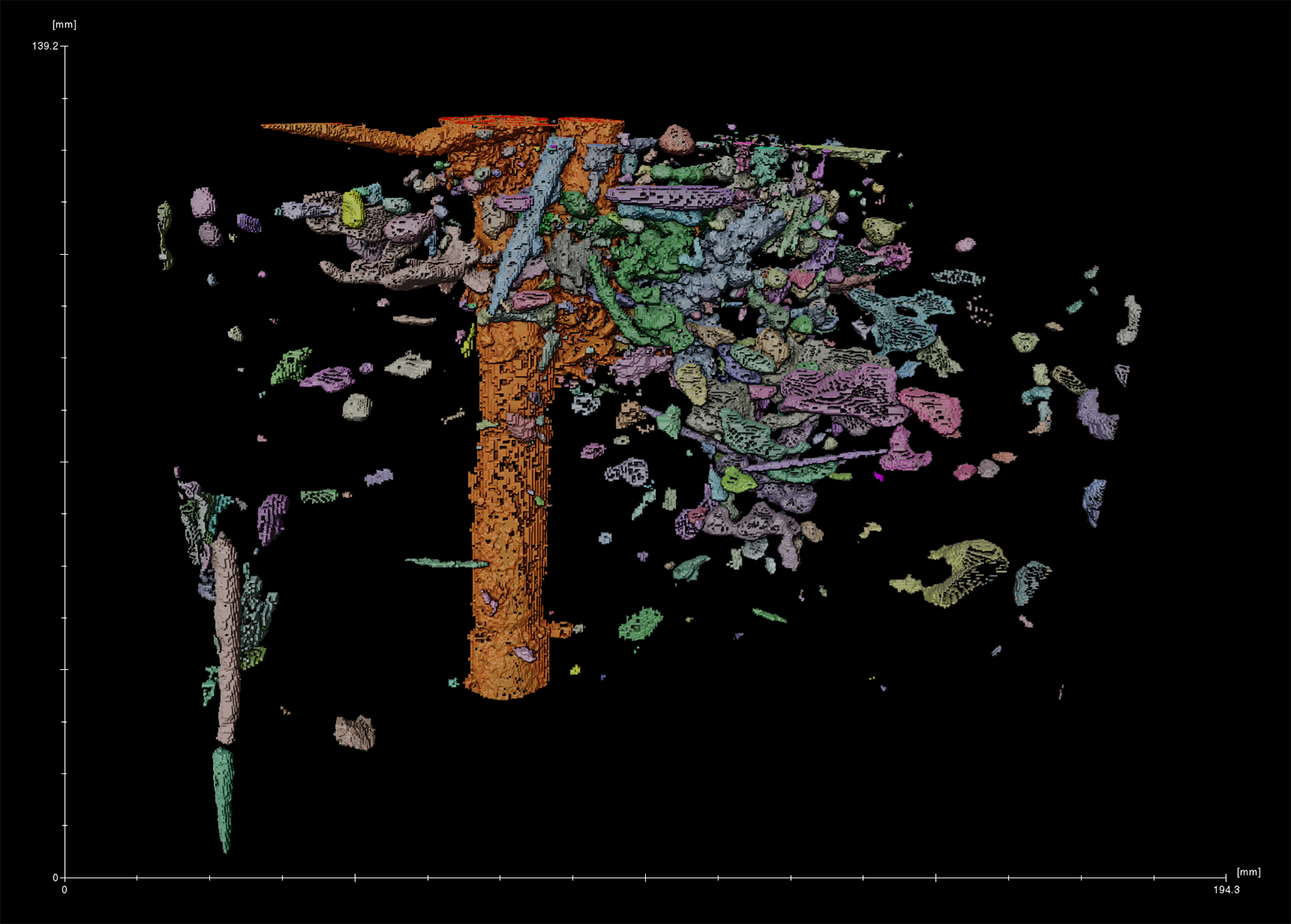Biomass microCT image Biomass microCT image