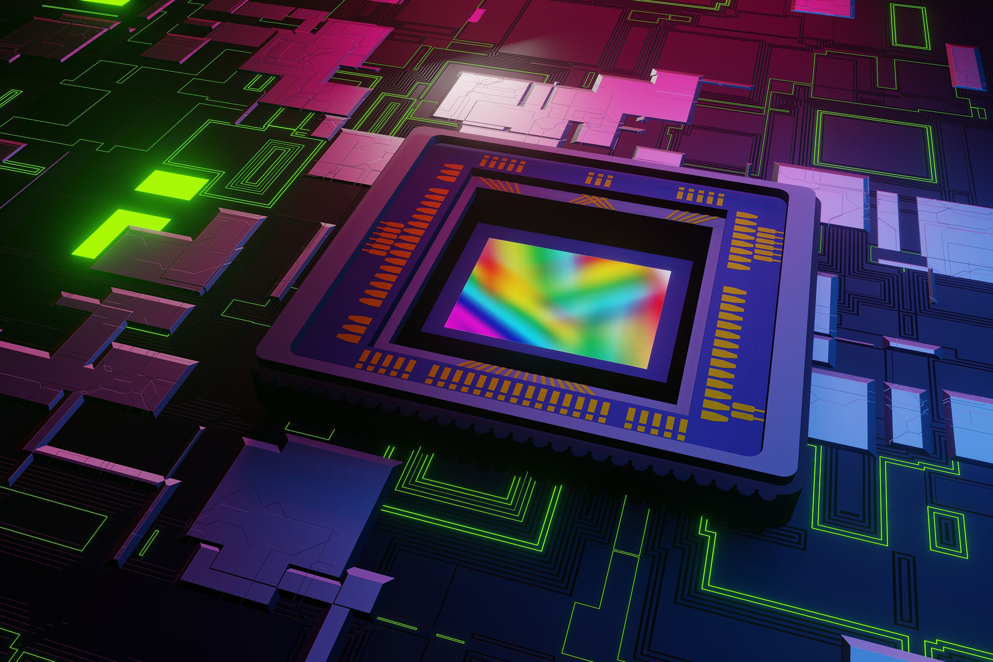 CMOS sensor illustration