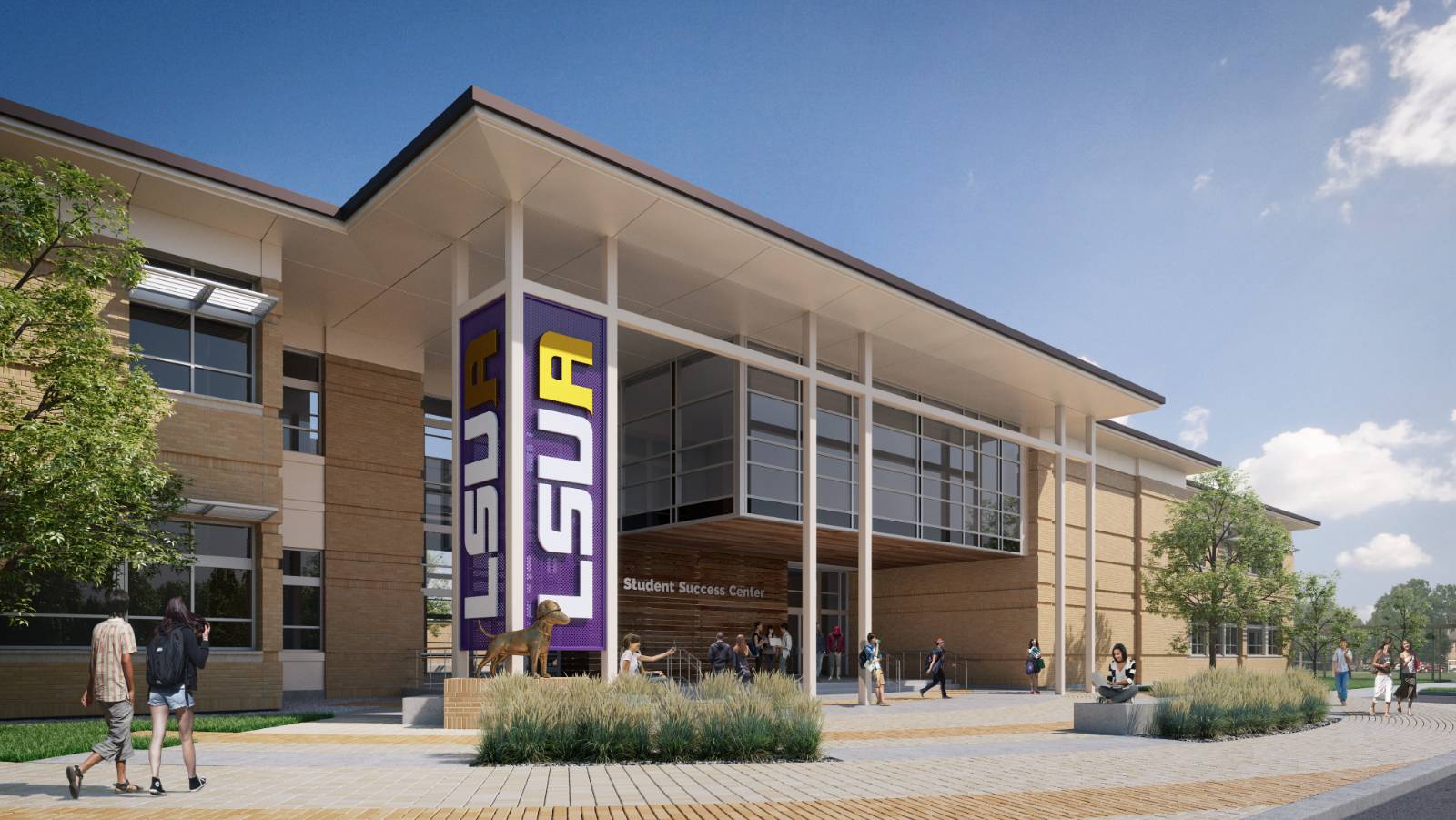 Architectural rendering of LSUA Student Success Center