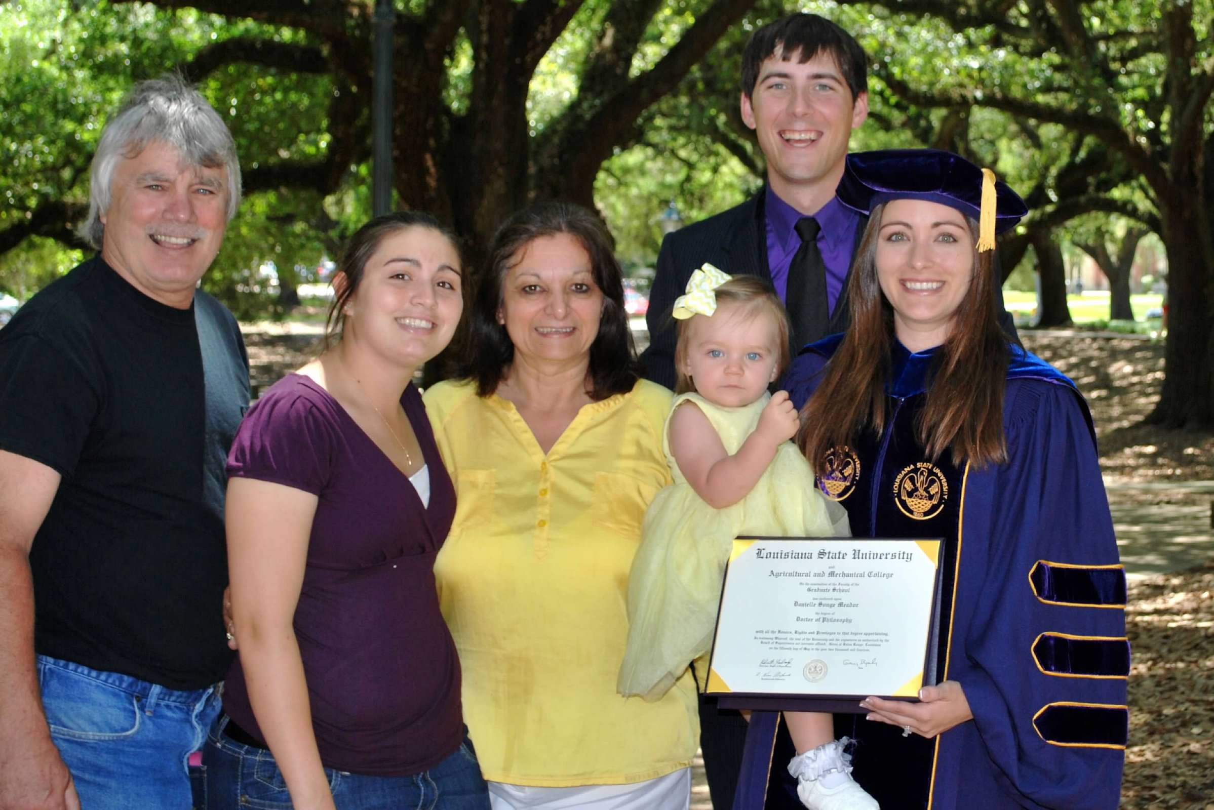 Dr. Meador at graduation